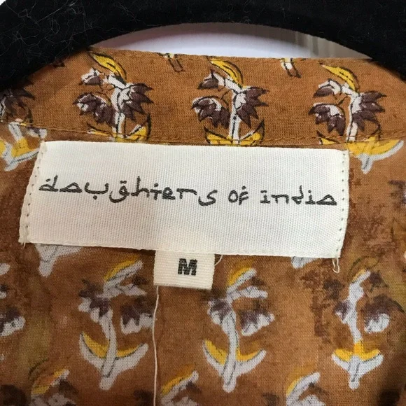 Daughters of India Light Brown Midi Dress - Picture 5 of 16